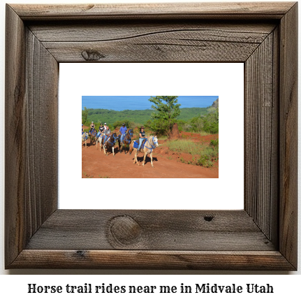 horse trail rides near me in Midvale, Utah